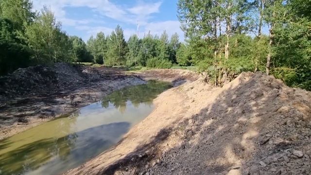 МОЙ Новый пруд! #работа руками смотреть онлайн