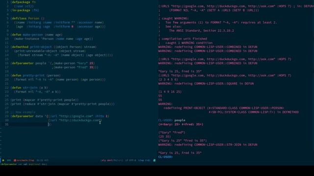Common Lisp Tutorial 8d: Functional Programming (Map/Reduce) смотреть онлайн