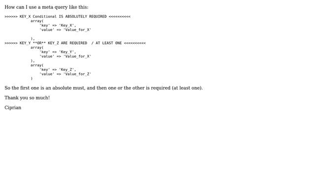 Wordpress: WP Query / Meta Query смотреть онлайн