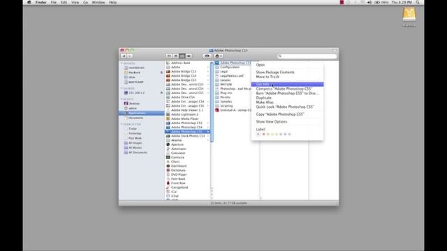 How to set Photoshop CS5 to run in 32bit mode on Mac OS X смотреть онлайн