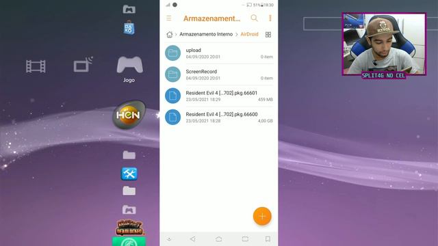 Como dividir arquivos .PKG .ISO e outros pelo celular sem PC e enviar para o PS3 [HEN/CFW] смотреть онлайн