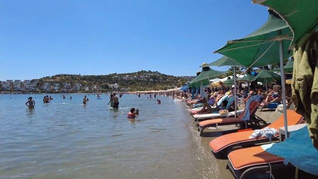 Bodrum Bitez Beach Tour | August 2022 Turkey [4K UHD 60 Fps]