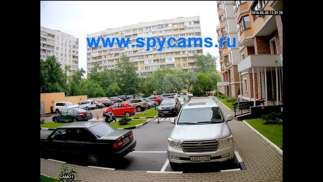 Пример съемки 5-ти мегапиксельной IP-камеры смотреть онлайн