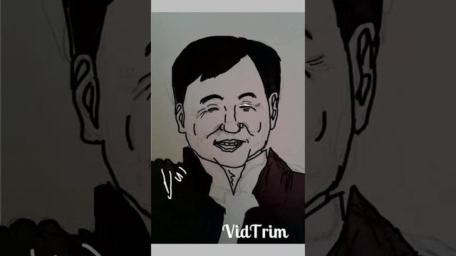 Рисую Джеки Чана