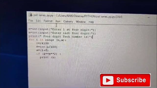 write a Python program to print four digit Tech-Number смотреть онлайн