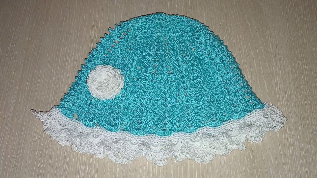 Панамка крючком на любой возраст смотреть онлайн