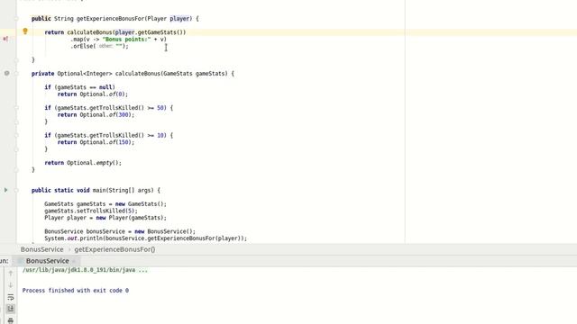 Java Refactoring Part 3: Removing null checks and introducing Optional смотреть онлайн