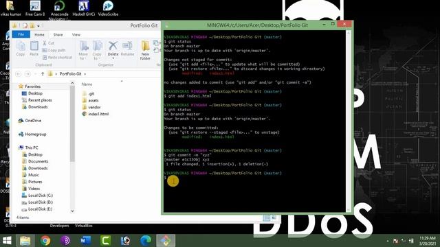 Direct Commit in Git (Hindi) смотреть онлайн