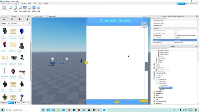 Roblox Studio Choose Character System смотреть онлайн