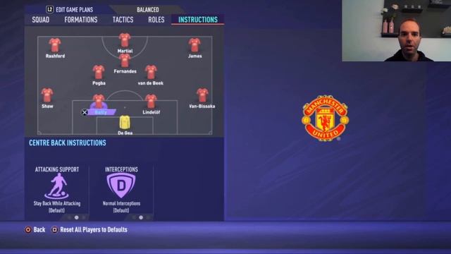BEST MANCHESTER UNITED Formation, Tactics and Instructions - FIFA 21 TUTORIAL смотреть онлайн