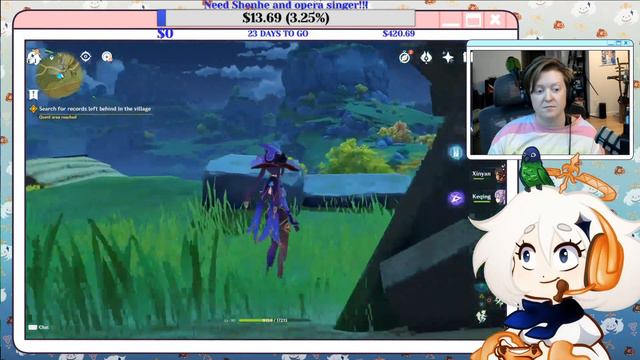 Paimon's Voice Actor Plays Genshin Impact смотреть онлайн