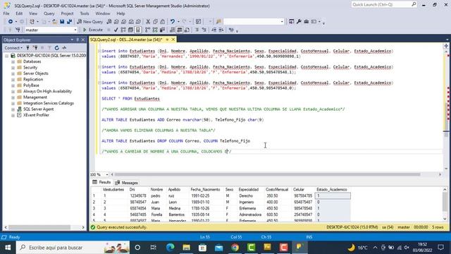 Alterar o Modificar una Tabla ALTER TABLE - SQL SERVER смотреть онлайн