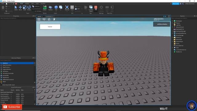 How to change a humanoid characteristic with a button -- Roblox Studio смотреть онлайн
