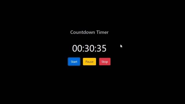 Countdown 1hour using HTML.CSS & JAVASCRIPT || 1 HOUR TIMER || смотреть онлайн