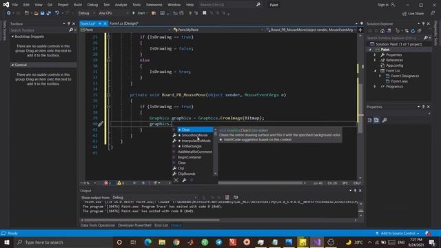 How to create a paint drawing app (Windows Form Application) | C# tutorial | Episode 10 смотреть онлайн
