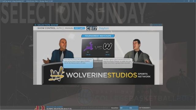 March Madness - Week 24 - Draft Day Sports: College Basketball 2017 смотреть онлайн