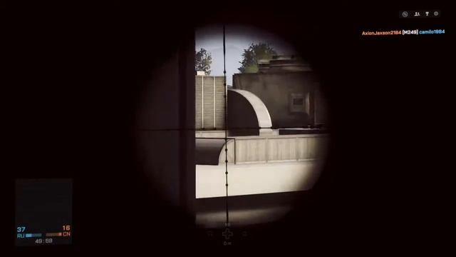 Battlefield 4 Xbox One: 41-14 Sniper Match. My Personal best смотреть онлайн