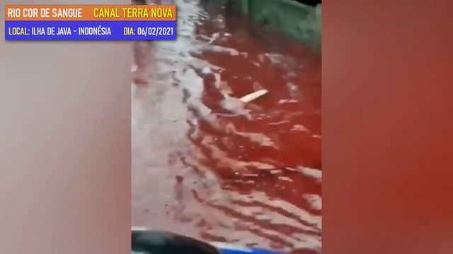 Correntes de Água Vermelha Invadem Ilha de Java na Indonésia - Vídeos Impressionantes 2021 смотреть онлайн