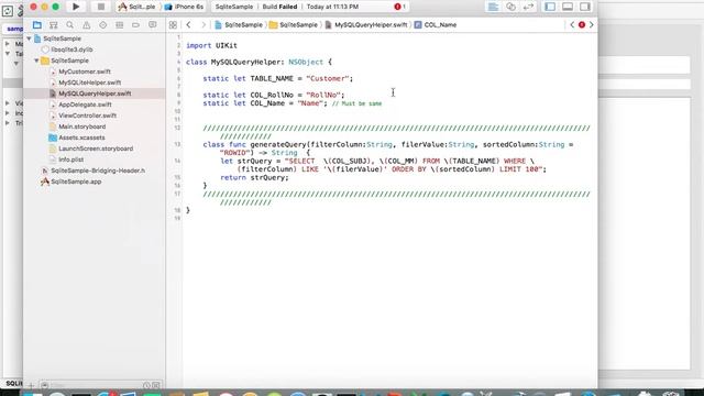 Wk 11 B - Using SQlite DB file in XCode project смотреть онлайн