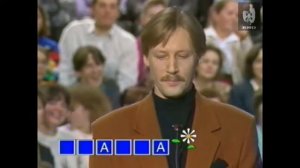 Александр Домогаров в капитал-шоу «Поле чудес», 1994г.