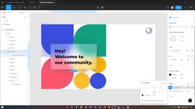 Daily UI Challenge • Day 1- Signup Page Design in Figma • MrSid смотреть онлайн