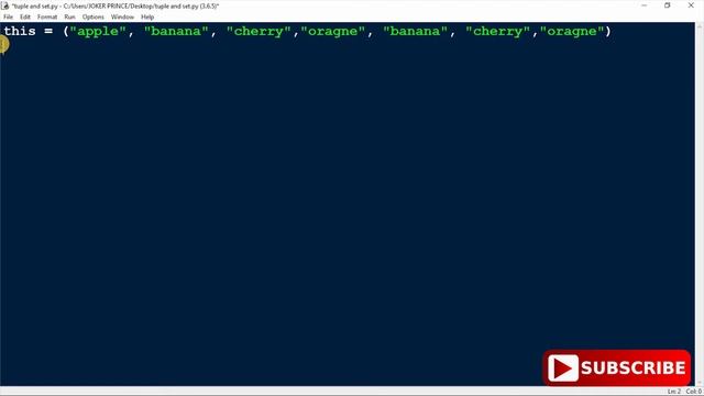 Tuple & Set in Python | PYTHON TUTORIAL PART #10 | PULKIT.PY смотреть онлайн