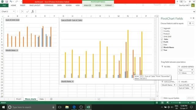 Data Analysis with Excel: Creating a dashboard смотреть онлайн