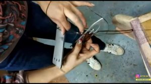 Мастер-класс «Сеть из пластиковых бутылок».