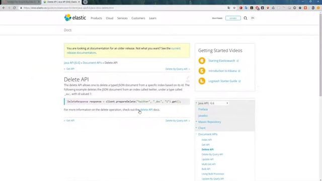 Big Data - Elasticsearch Java Delete Api Kullanımı смотреть онлайн