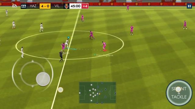 FIFA MOBILE GAME....! HAZARD (ME) VS VILLAREAL ...!!! 4-0 , VERY HARD FOULS ???⚽ смотреть онлайн