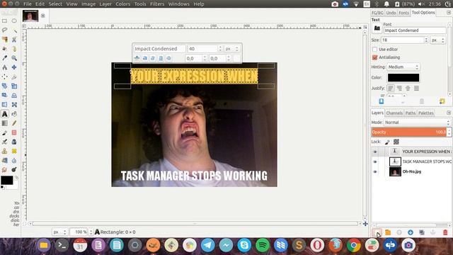 Add Outline Text on GIMP | Create A Meme With GNU Image Manipulation Program смотреть онлайн