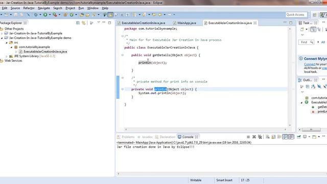 How to create executable jar in Java by Eclipse смотреть онлайн