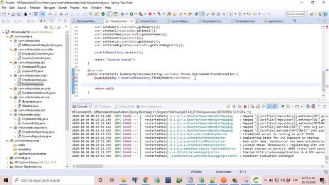 Curso Spring Security # 8 Encriptar Password con BCrypt Password Encoder смотреть онлайн