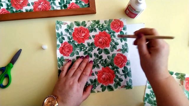 Декупаж  Розы