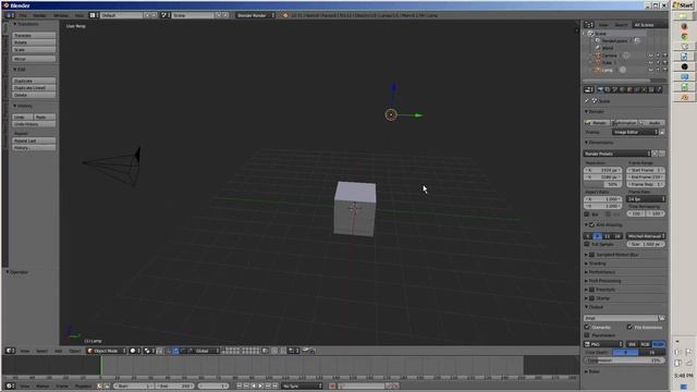 003: Let's Learn Blender - Navigate 3D View смотреть онлайн
