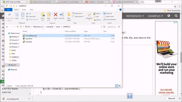 Tutorial 22 PHP AJAX AND XML IN HINDI смотреть онлайн