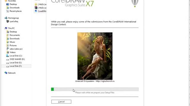 how to install corel draw x7 смотреть онлайн