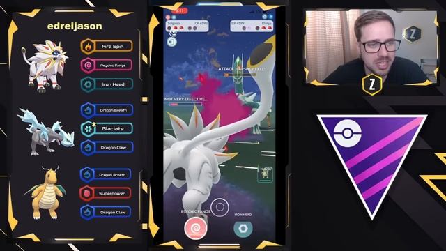 Solgaleo Master League Team in Pokémon GO Battle League! смотреть онлайн