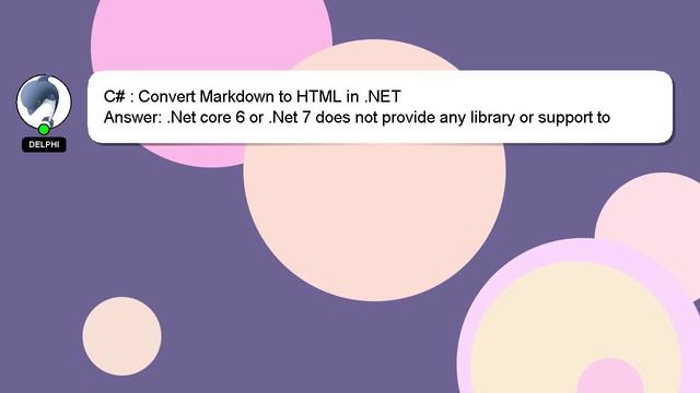 C# : Convert Markdown to HTML in .NET смотреть онлайн