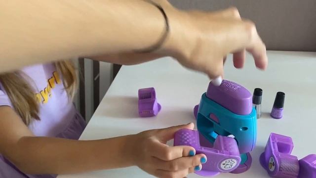 Детский стемпинг для ногтей. Kids nail set. смотреть онлайн