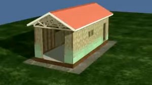 Строительство каркасного гаража из СИП панелей