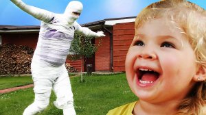 ✿ Большая МУМИЯ из ПАПЫ Развлечения Для Детей Еntertainment Kids Video Веселое Видео для Детей