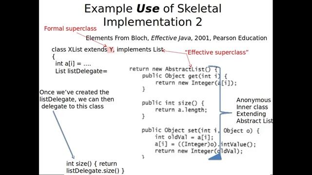 Skeletal Implementations and Mixins смотреть онлайн