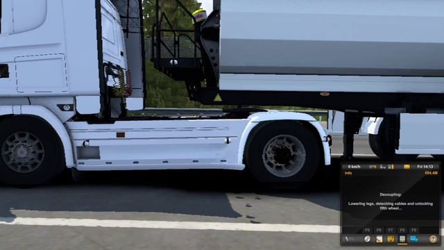ETS2 V1.44 Kassap Scania & Dump Trailer Mod смотреть онлайн