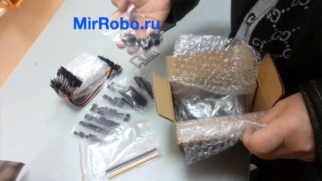 ESP8266, провода, разъемы, сверла, модули FC-03-LM393 и диски для энкодеров, сонар US-100 смотреть онлайн