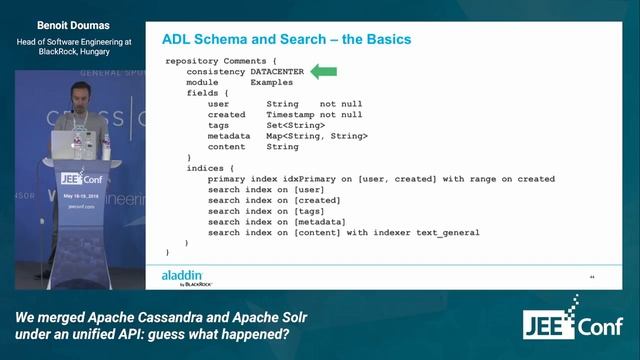 We merged Cassandra and Solr under an unified API: guess what happened? (Benoit Doumas, Hungary) смотреть онлайн