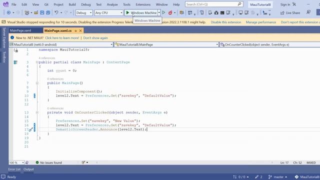 .NET MAUI - Local Storage Preferences смотреть онлайн