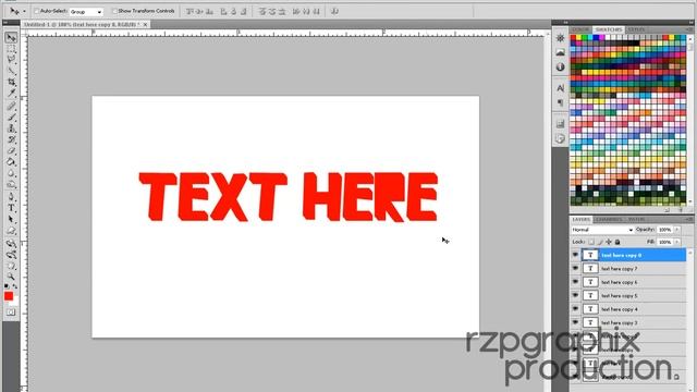Adobe Photoshop Tutorial : How to make 3D Text смотреть онлайн