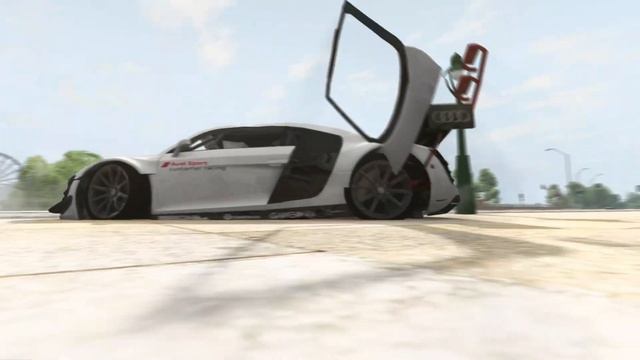 Massive Spike Strip High Speed Car Crashes #3 BeamNG Drive смотреть онлайн