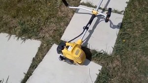 КУПИЛ новый триммер HUTER GGТ2500Т  и сразу касяк.